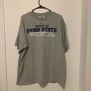 vintage nike penn state football t shirt